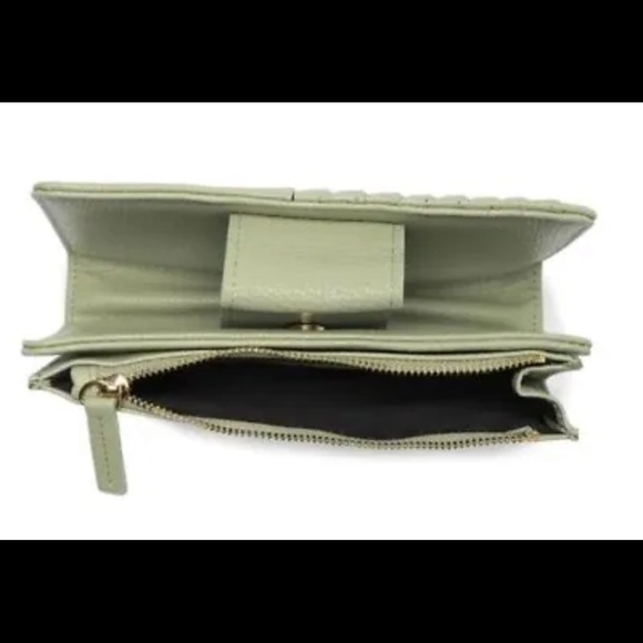 Steve Madden Blindy Smooth Bi-Fold Wallet in Jade NWT OS - Picture 5 of 5